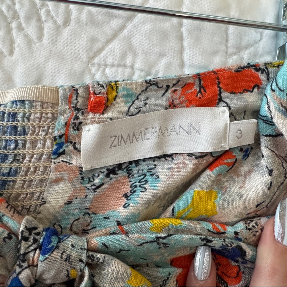 Zimmermann Multicolor Strapless Dress - Picture 6 of 6